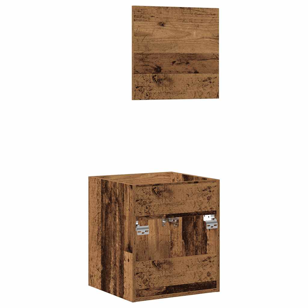Ensemble de meubles salle de bain 2 pcs bois d'ingénierie Ensembles de mobilier pour salles de bains vidaXL
