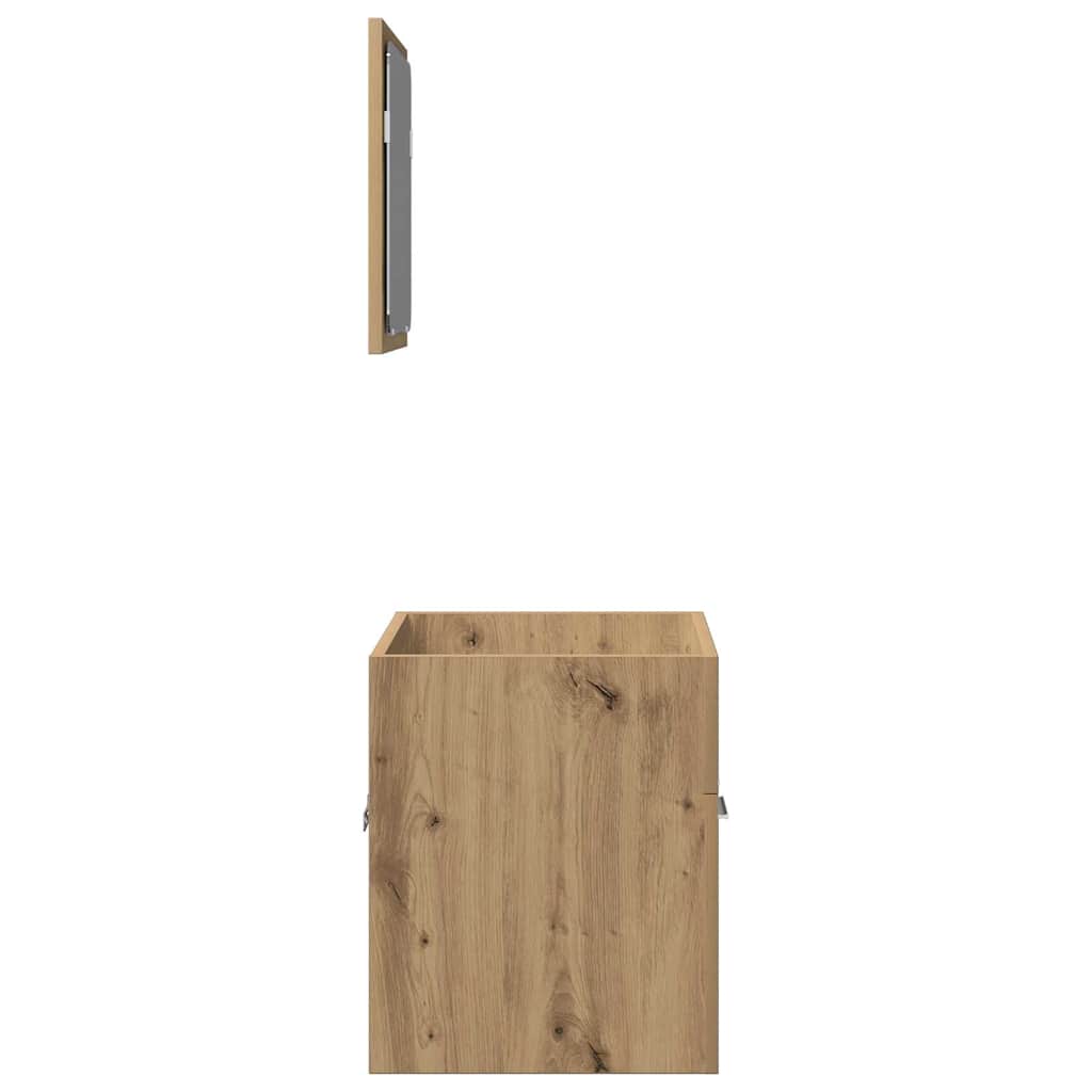 Ensemble de meubles salle de bain 2 pcs bois d'ingénierie Ensembles de mobilier pour salles de bains vidaXL