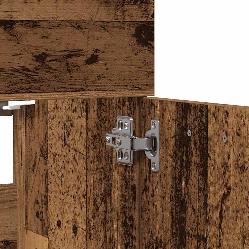 Ensemble de meubles salle de bain 2 pcs bois d'ingénierie Ensembles de mobilier pour salles de bains vidaXL