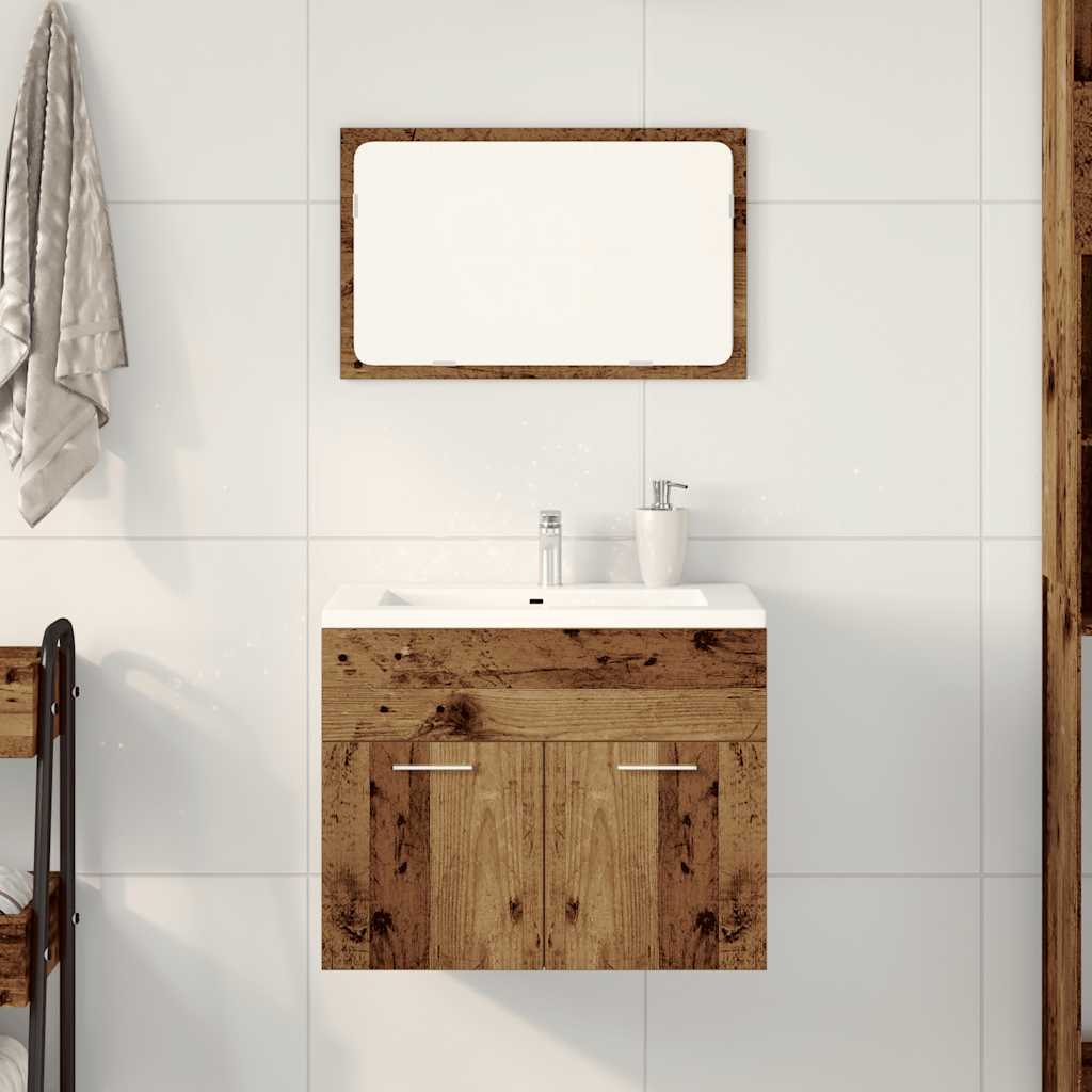 Ensemble de meubles salle de bain 2 pcs bois d'ingénierie Ensembles de mobilier pour salles de bains vidaXL