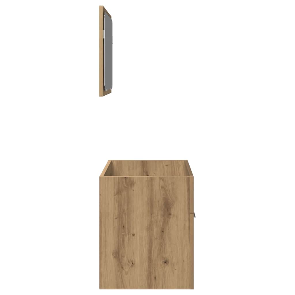 Ensemble de meubles salle de bain 2 pcs bois d'ingénierie Ensembles de mobilier pour salles de bains vidaXL