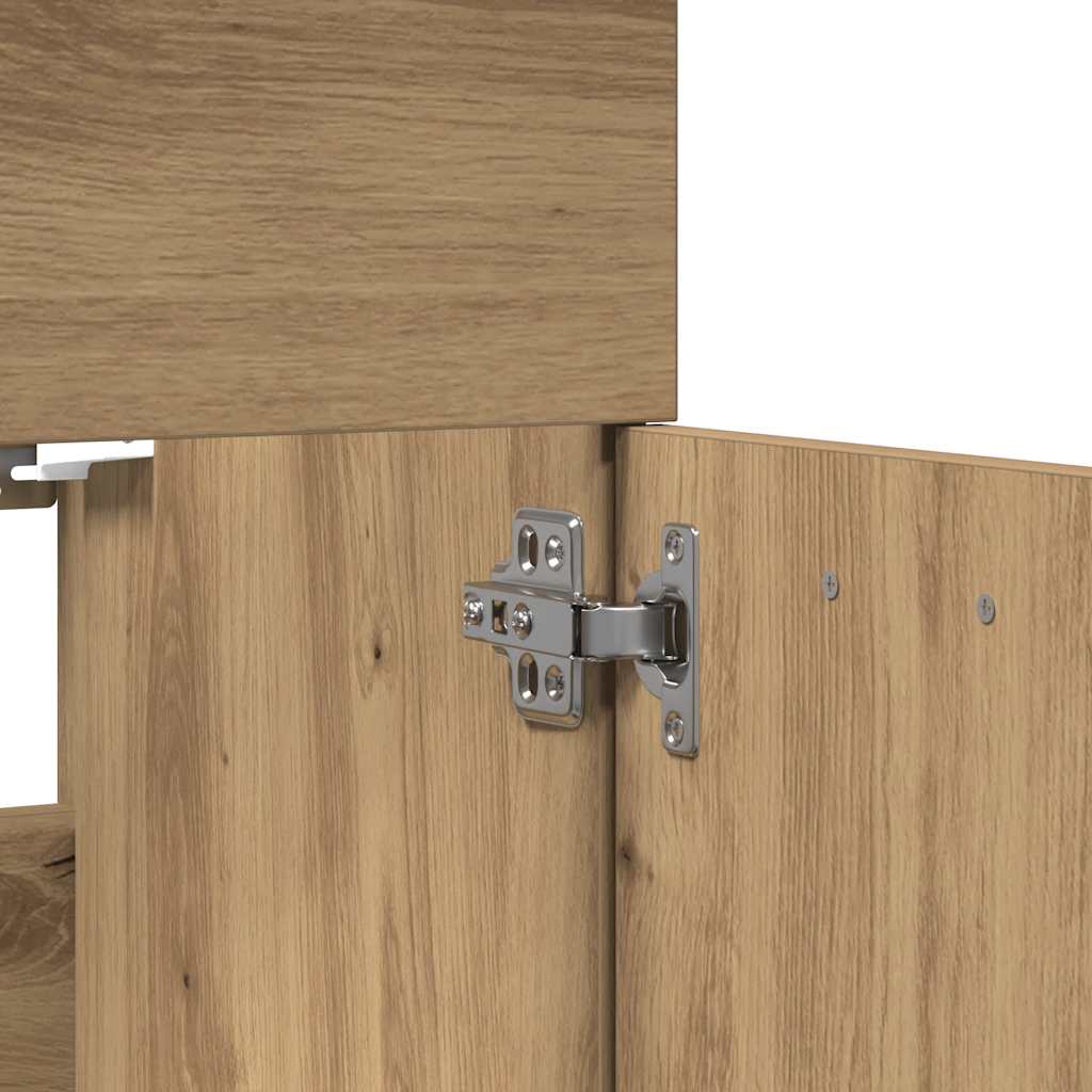 Ensemble de meubles salle de bain 2 pcs bois d'ingénierie Ensembles de mobilier pour salles de bains vidaXL