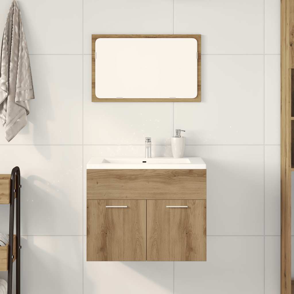 Ensemble de meubles salle de bain 2 pcs bois d'ingénierie Ensembles de mobilier pour salles de bains vidaXL