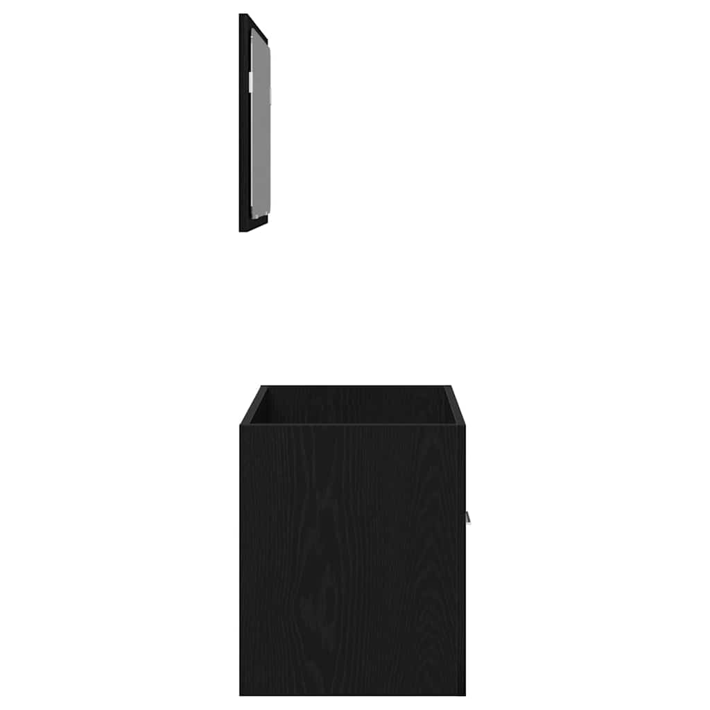 Ensemble de meubles salle de bain 2 pcs chêne noir Ensembles de mobilier pour salles de bains vidaXL