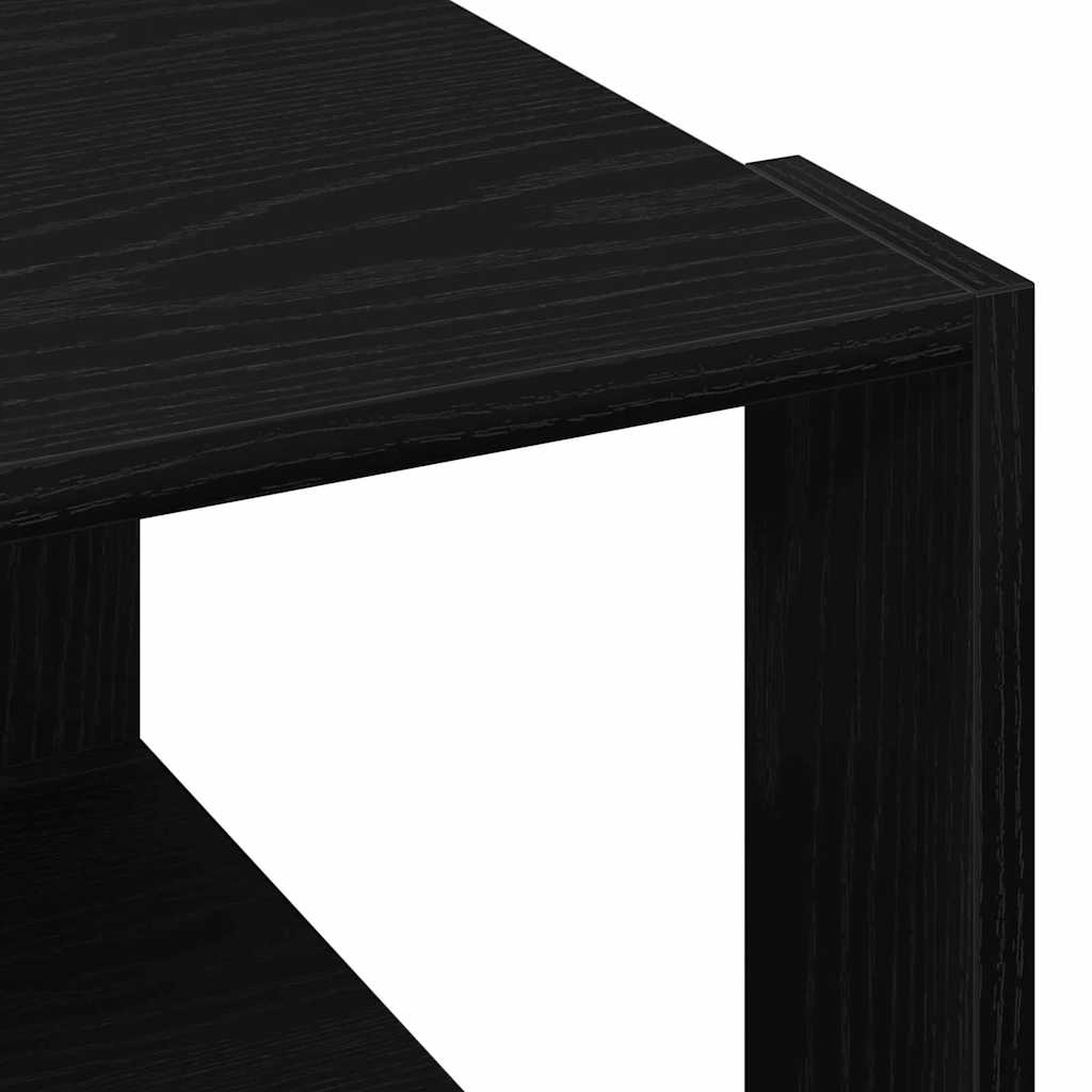 Table basse Chêne noir 85 x 55 x 31 cm Bois d'ingénierie - XIOS