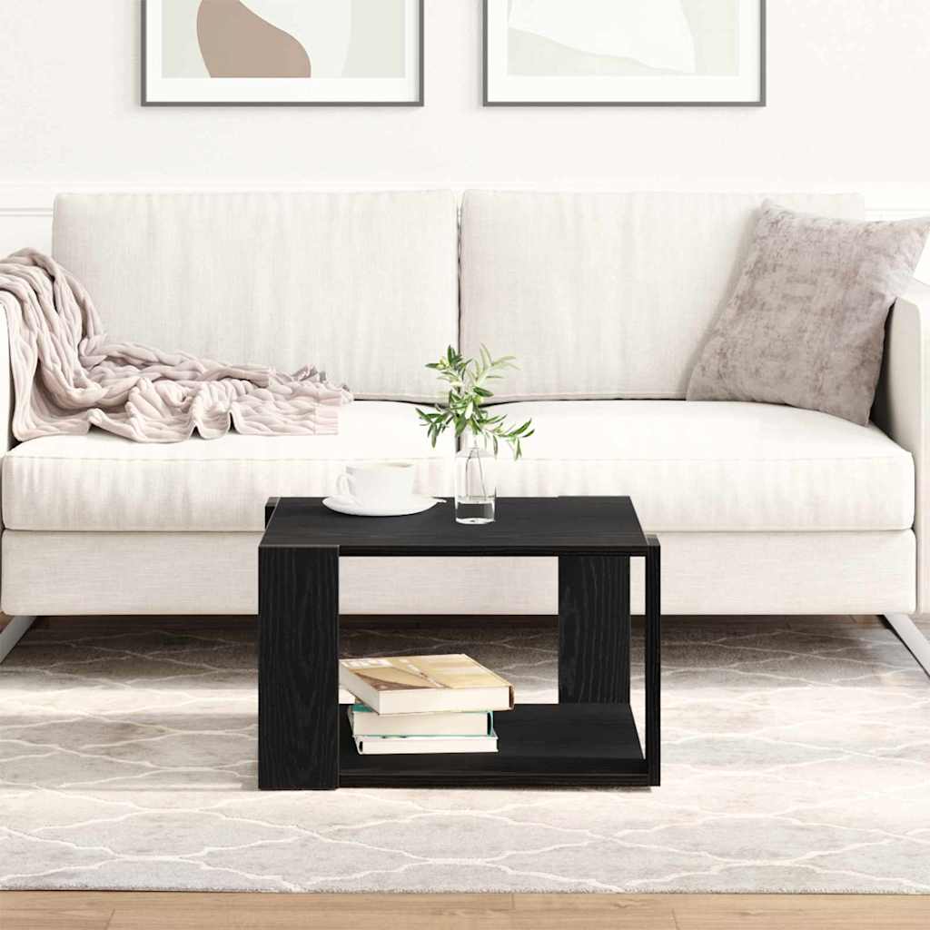 Table basse Chêne noir 85 x 55 x 31 cm Bois d'ingénierie - XIOS