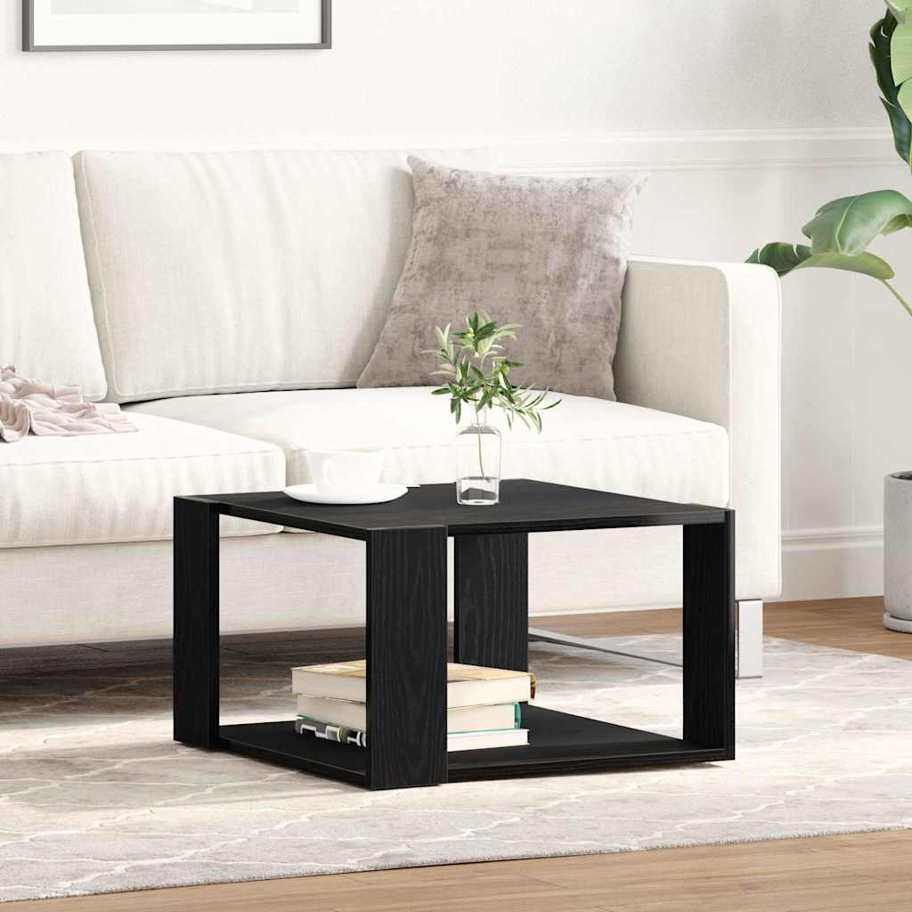 Table basse Chêne noir 85 x 55 x 31 cm Bois d'ingénierie - XIOS