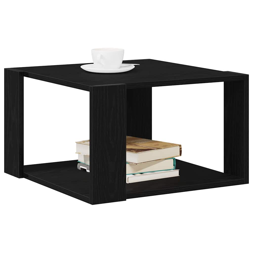 Table basse Chêne noir 85 x 55 x 31 cm Bois d'ingénierie - XIOS