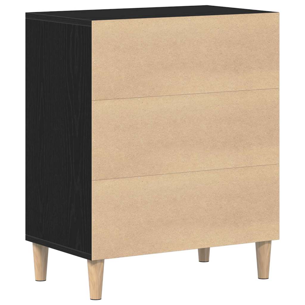 Buffet Chêne noir 57 x 35 x 70 cm Bois d'ingénierie - XIOS