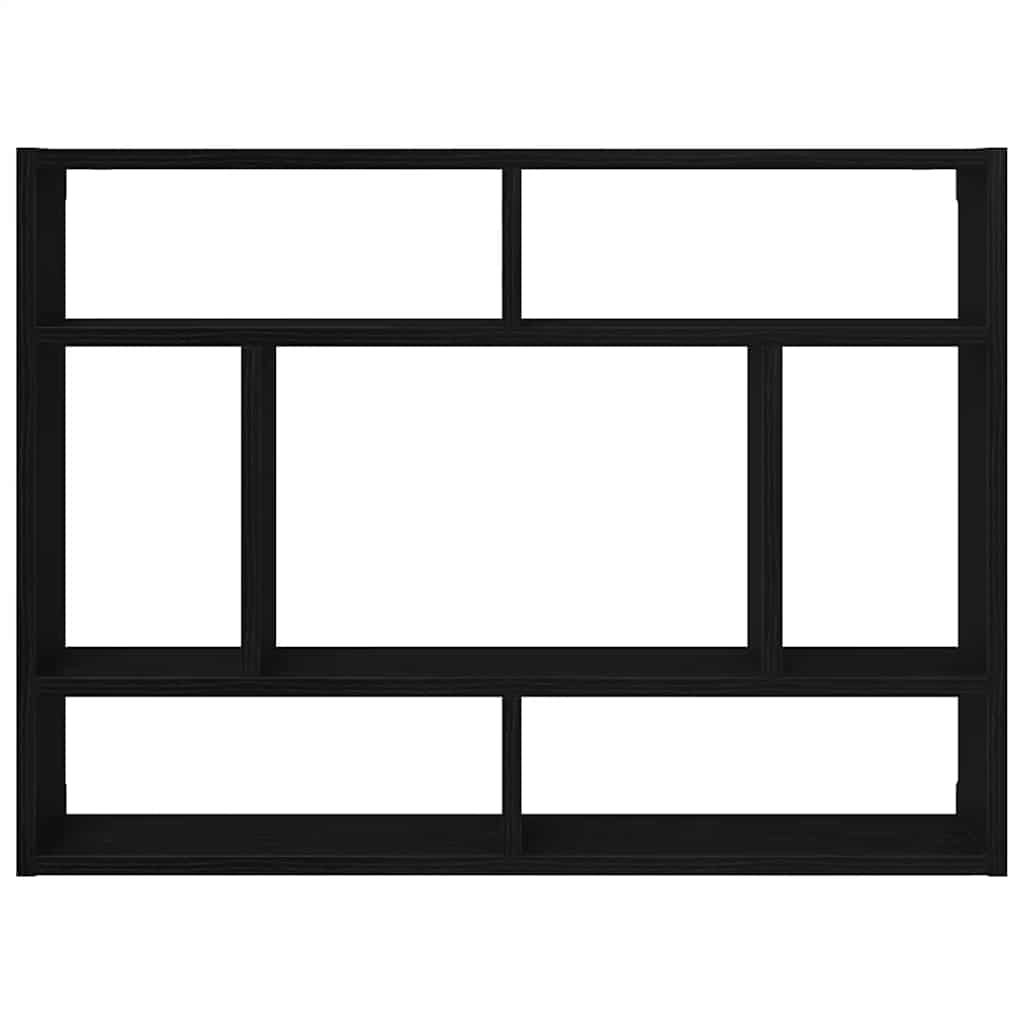 Étagère murale Chêne noir 75x16x55 cm Bois d'ingénierie - XIOS