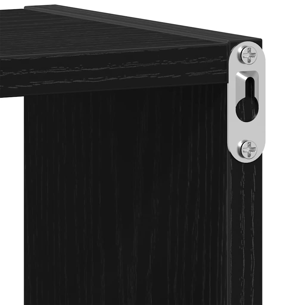 Étagère murale Chêne noir 75x16x55 cm Bois d'ingénierie - XIOS