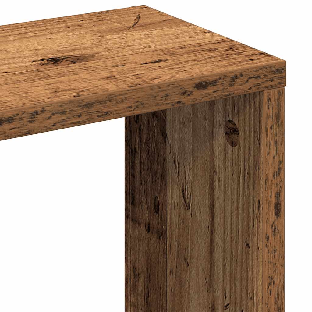 Étagère murale en bois ancien 36 x 16 x 90 cm Bois d'ingénierie - XIOS