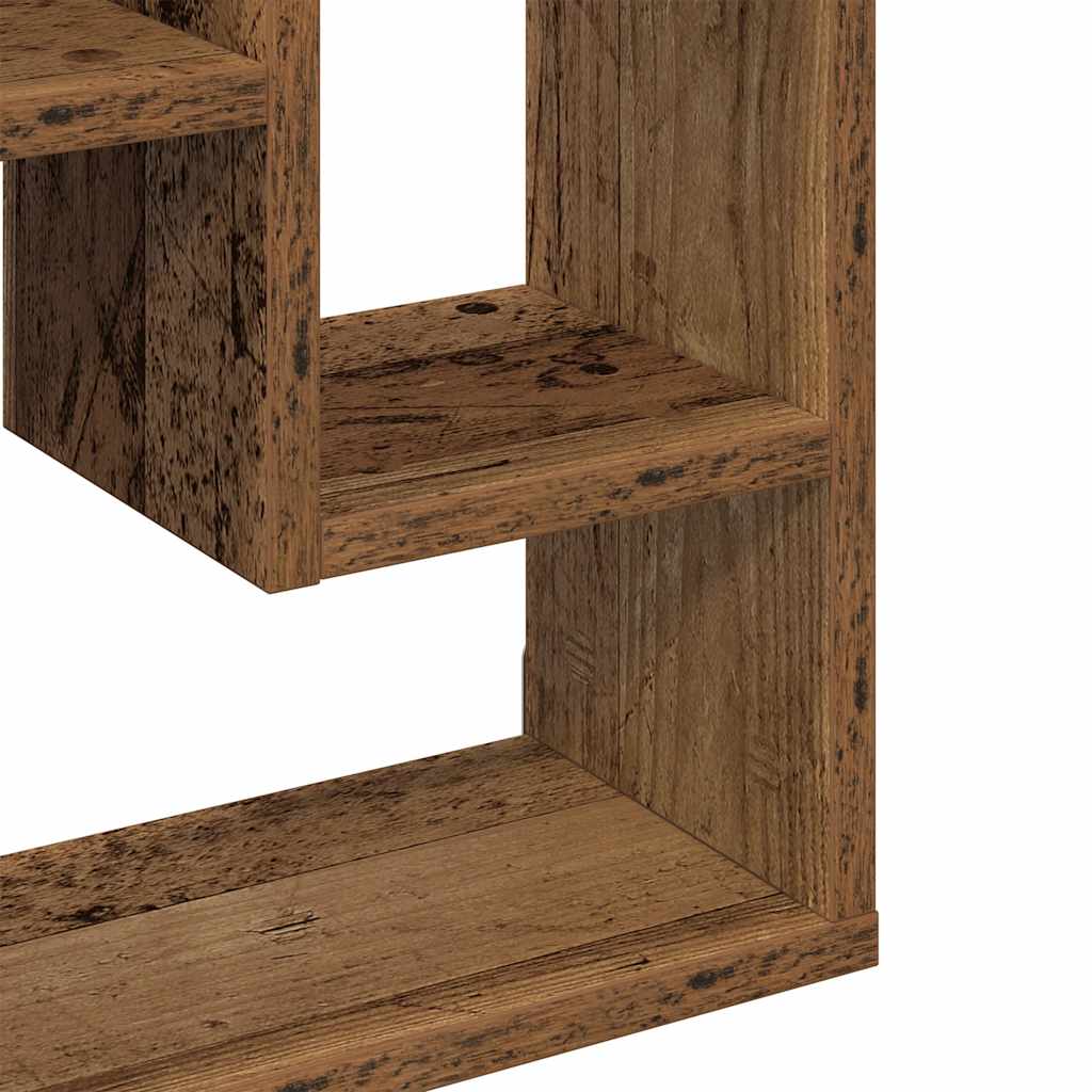 Étagère murale en bois ancien 36 x 16 x 90 cm Bois d'ingénierie - XIOS