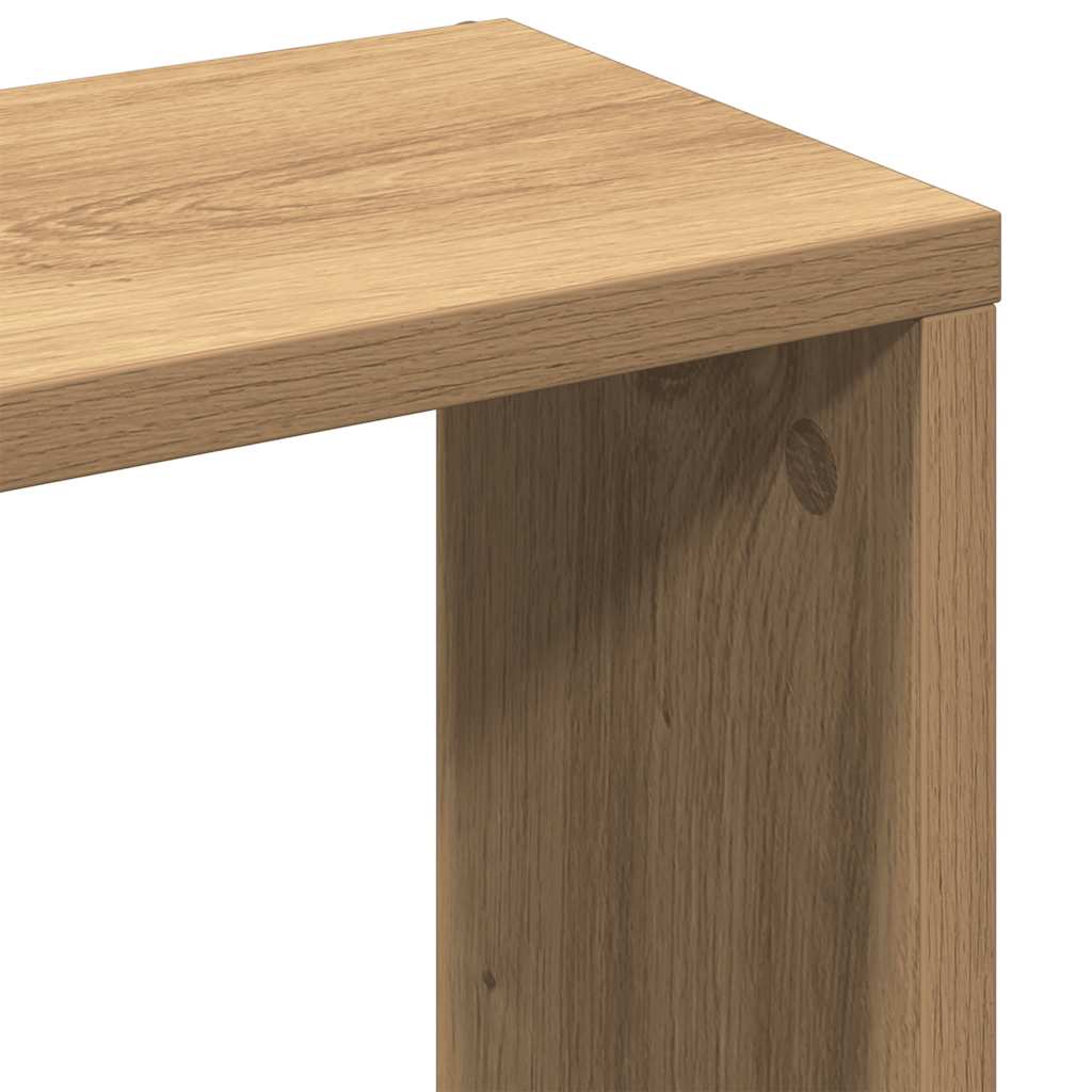 Étagère murale Chêne artisanal 36 x 16 x 90 cm Bois d'ingénierie Étagères murales & corniches vidaXL