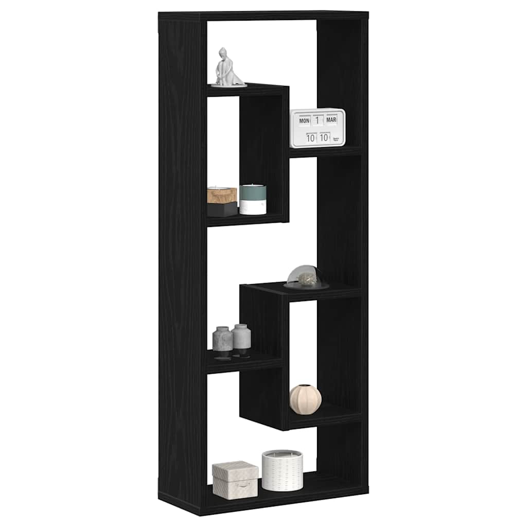 Étagère murale Chêne noir 36x16x90 cm Bois d'ingénierie - XIOS