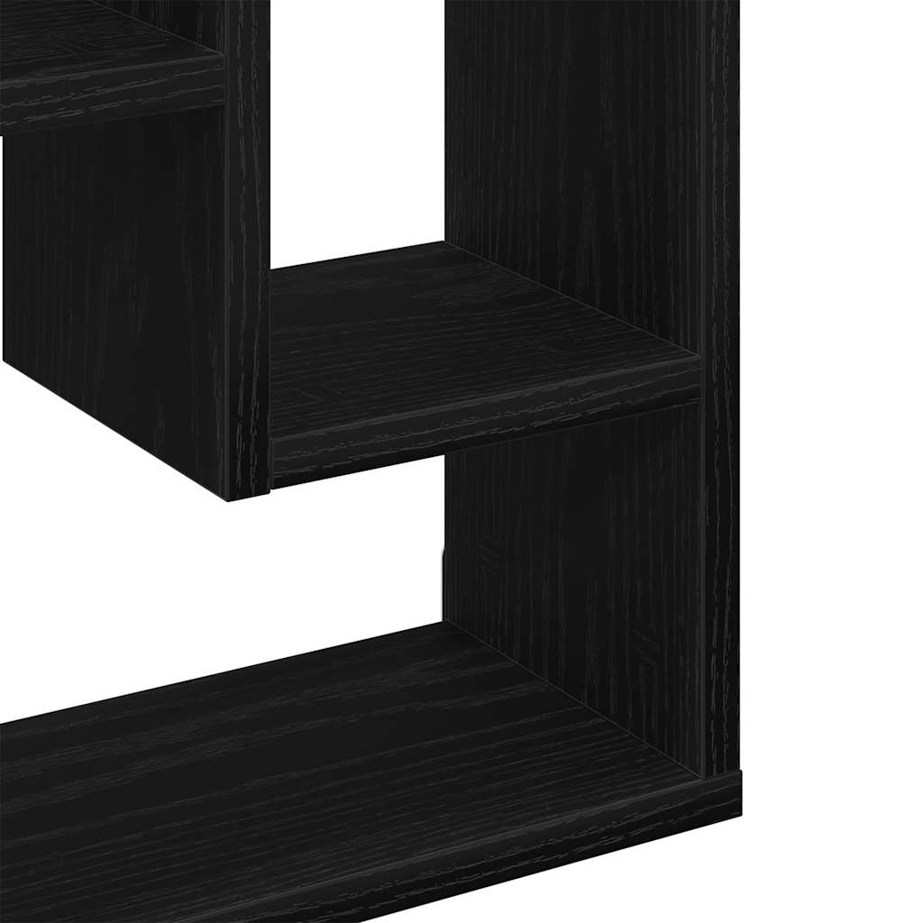 Étagère murale Chêne noir 36x16x90 cm Bois d'ingénierie - XIOS