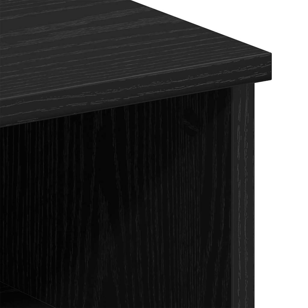 Table de nuit 2 pcs Chêne noir 50 x 32 x 60cm Bois d'ingénierie