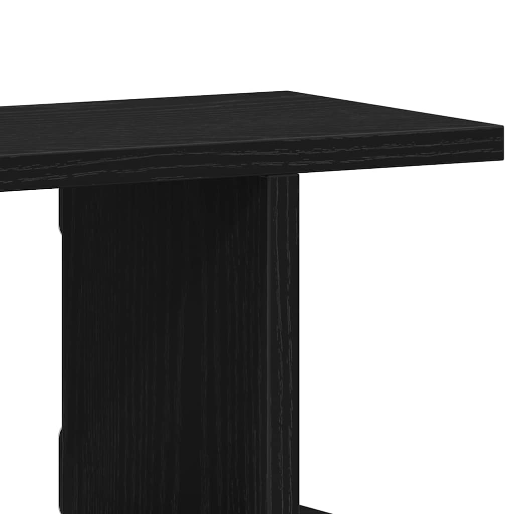 Étagères murales 2 pcs chêne noir 75x18x20 cm bois d'ingénierie - XIOS
