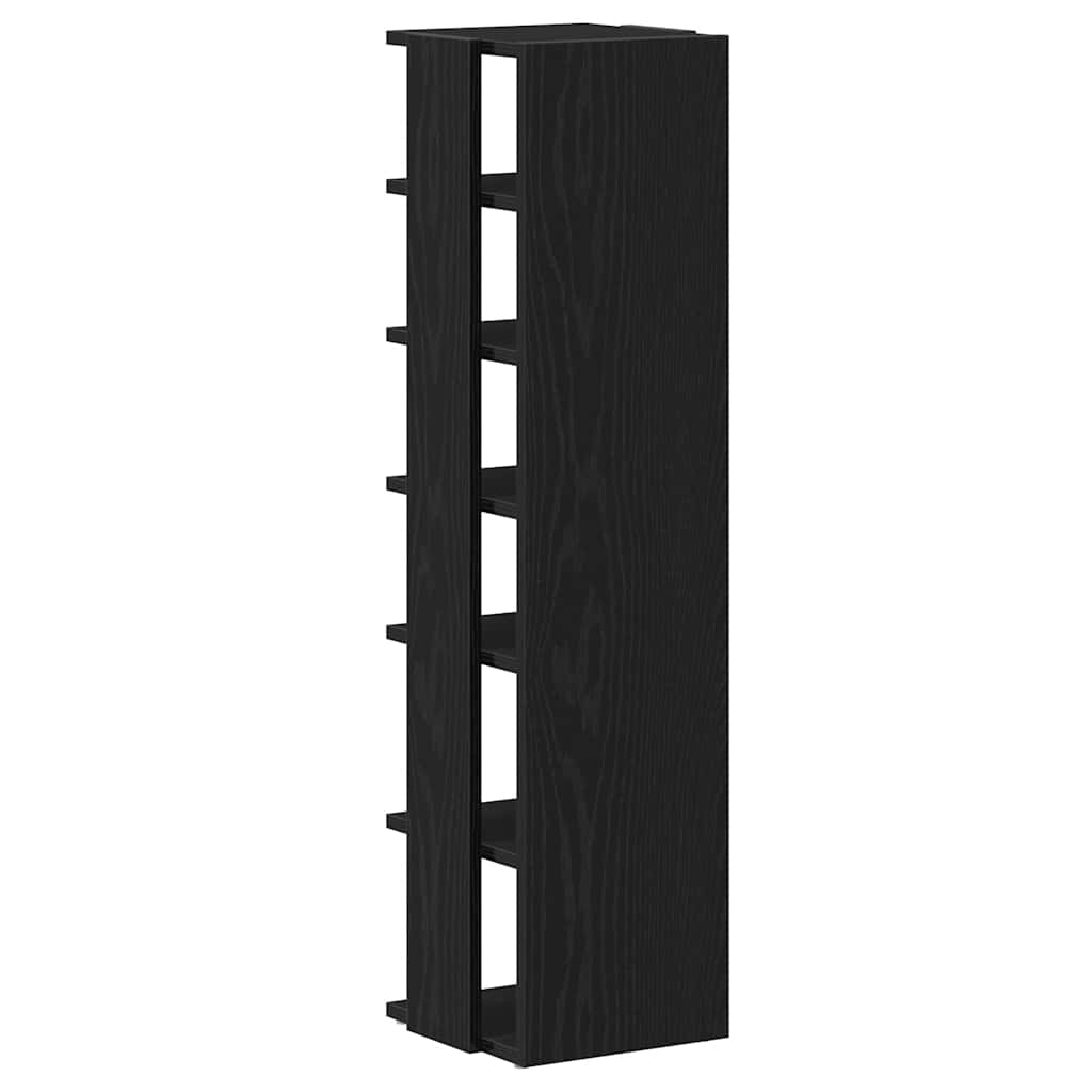 Meubles à chaussures 2 pcs Chêne noir 25x27x102 cm Bois d'ingénierie - XIOS