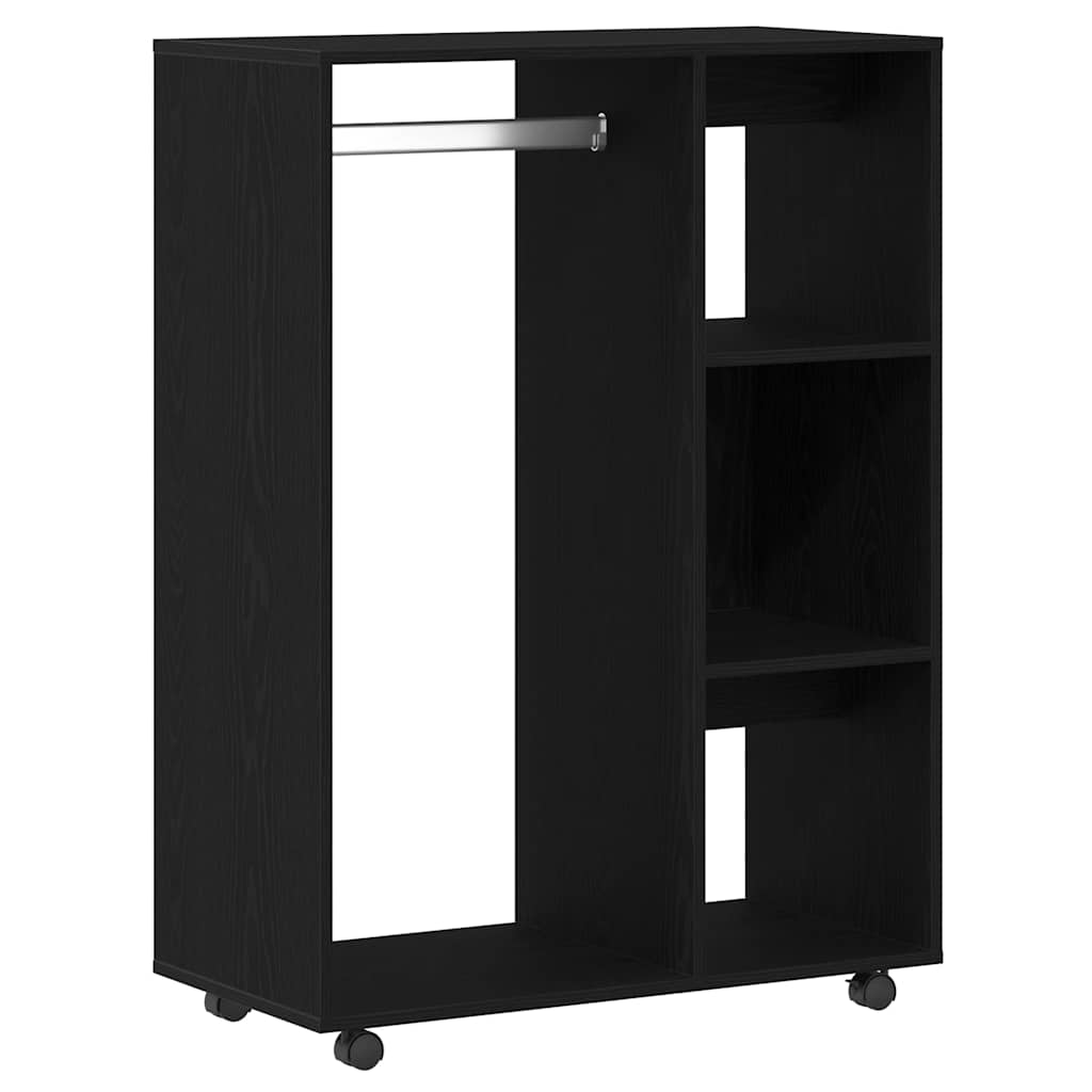 Armoire en chêne noir 80x40x110 cm Bois d'ingénierie - XIOS