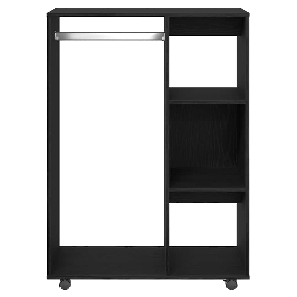 Armoire en chêne noir 80x40x110 cm Bois d'ingénierie - XIOS
