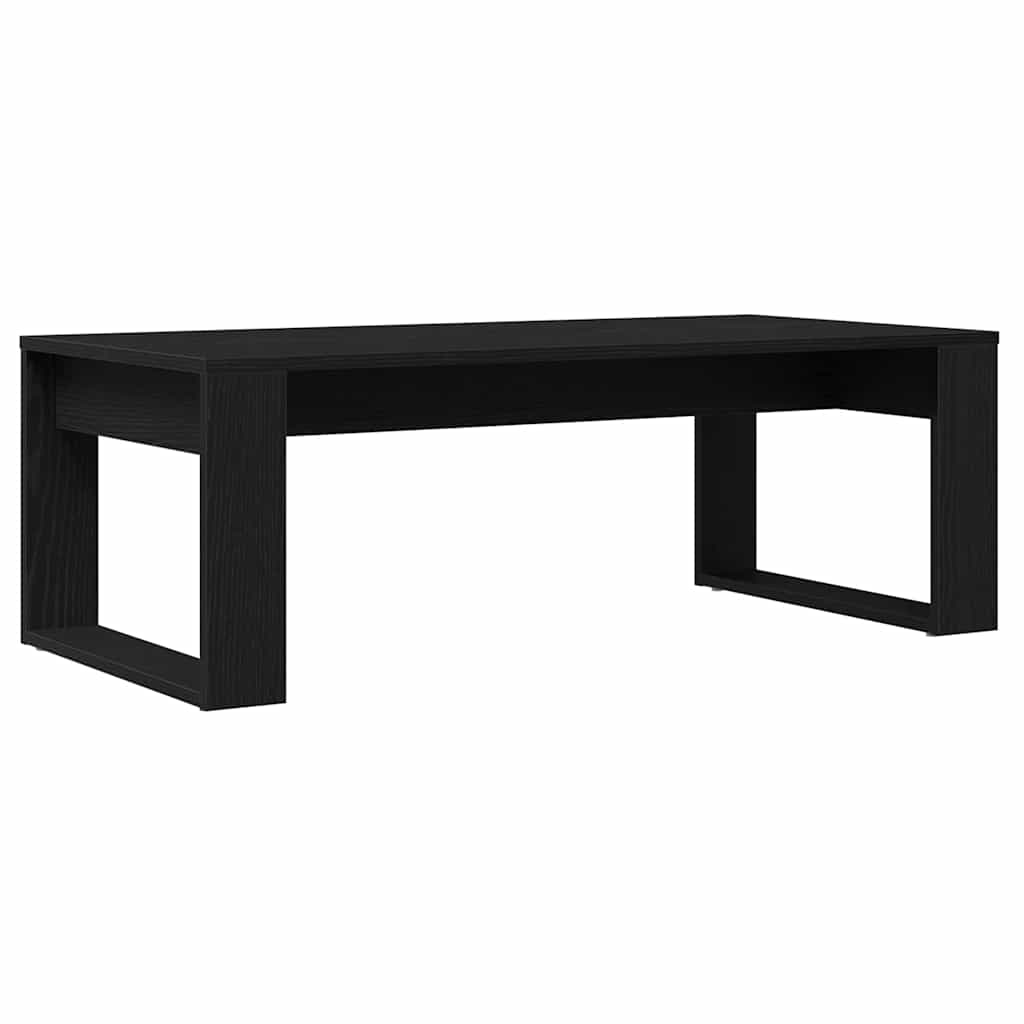 Table Basse Chêne noir 102 x 50 x 35 cm Bois d'ingénierie - XIOS