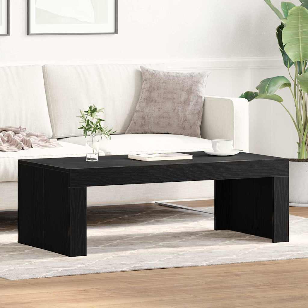 Table Basse Chêne noir 102 x 50 x 35 cm Bois d'ingénierie - XIOS
