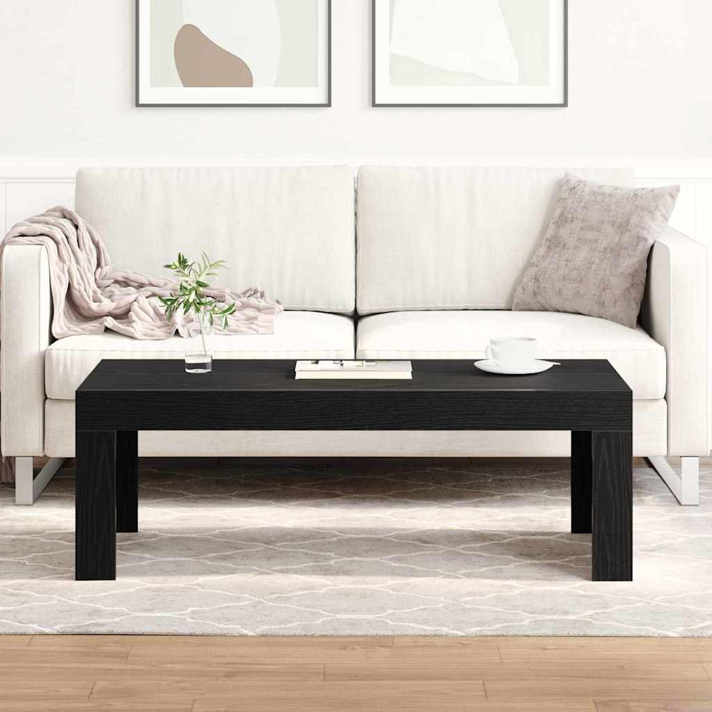 Table Basse Chêne noir 102 x 50 x 35 cm Bois d'ingénierie - XIOS