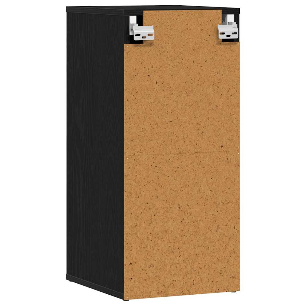Armoire à chaussures chêne noir 32x35x70 cm bois ingénierie - XIOS