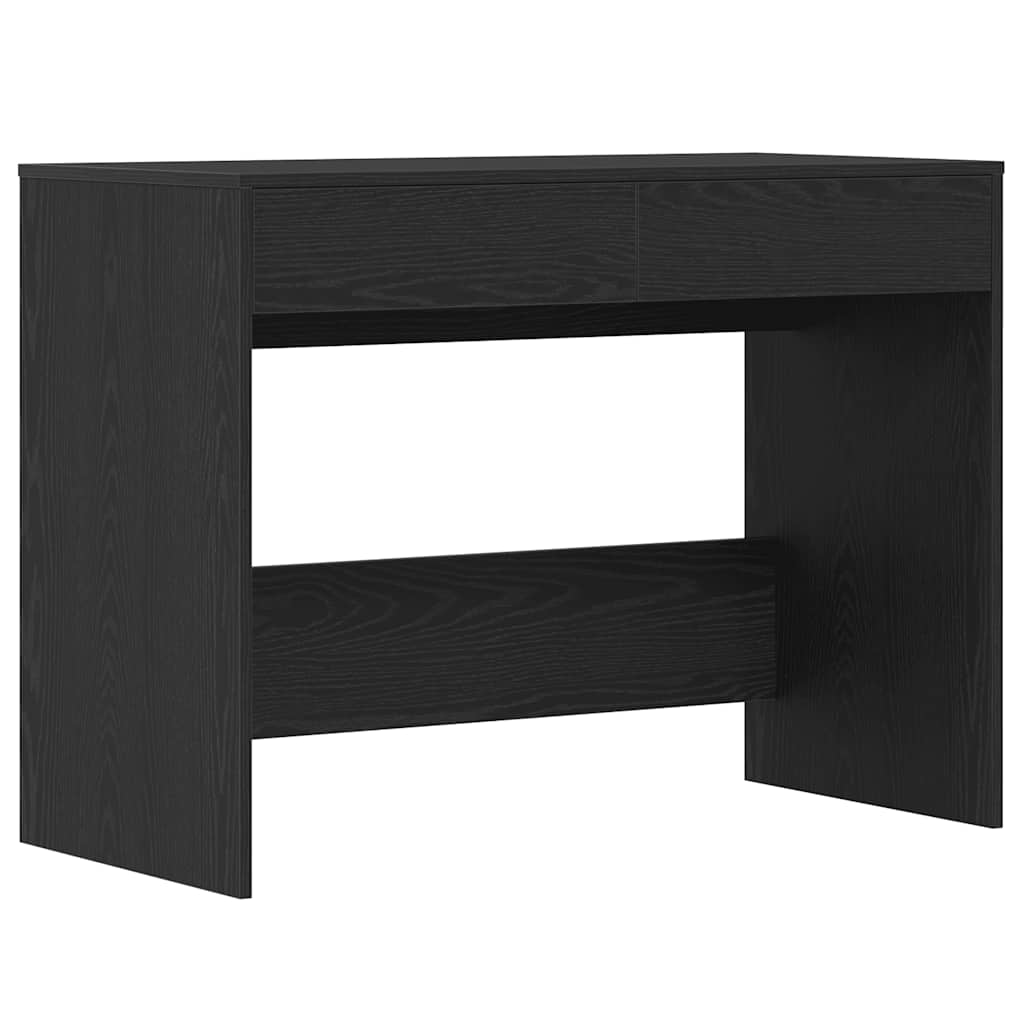 Bureau chêne noir 101x50x76,5 cm Bois d'ingénierie Bureaux vidaXL