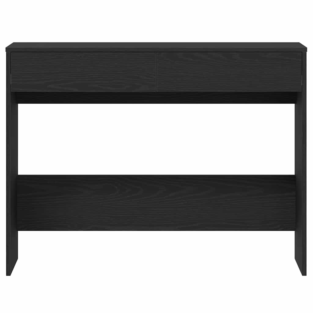 Bureau chêne noir 101x50x76,5 cm Bois d'ingénierie Bureaux vidaXL