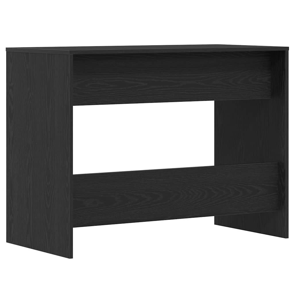 Bureau chêne noir 101x50x76,5 cm Bois d'ingénierie Bureaux vidaXL