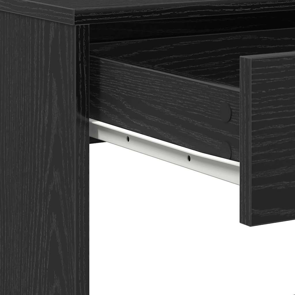 Bureau chêne noir 101x50x76,5 cm Bois d'ingénierie Bureaux vidaXL