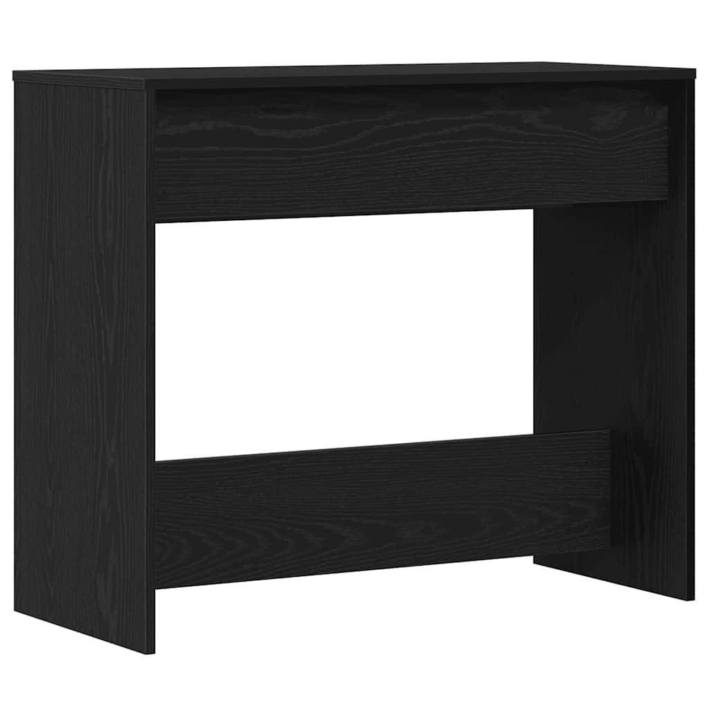 Table console chêne noir 89x41x76,5 cm bois d'ingénierie