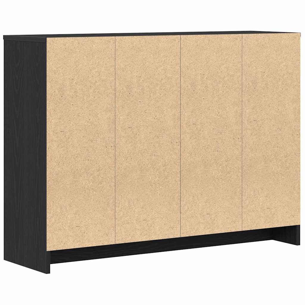 Buffet Noir 102 x 33 x 75 cm Bois d'ingénierie - XIOS