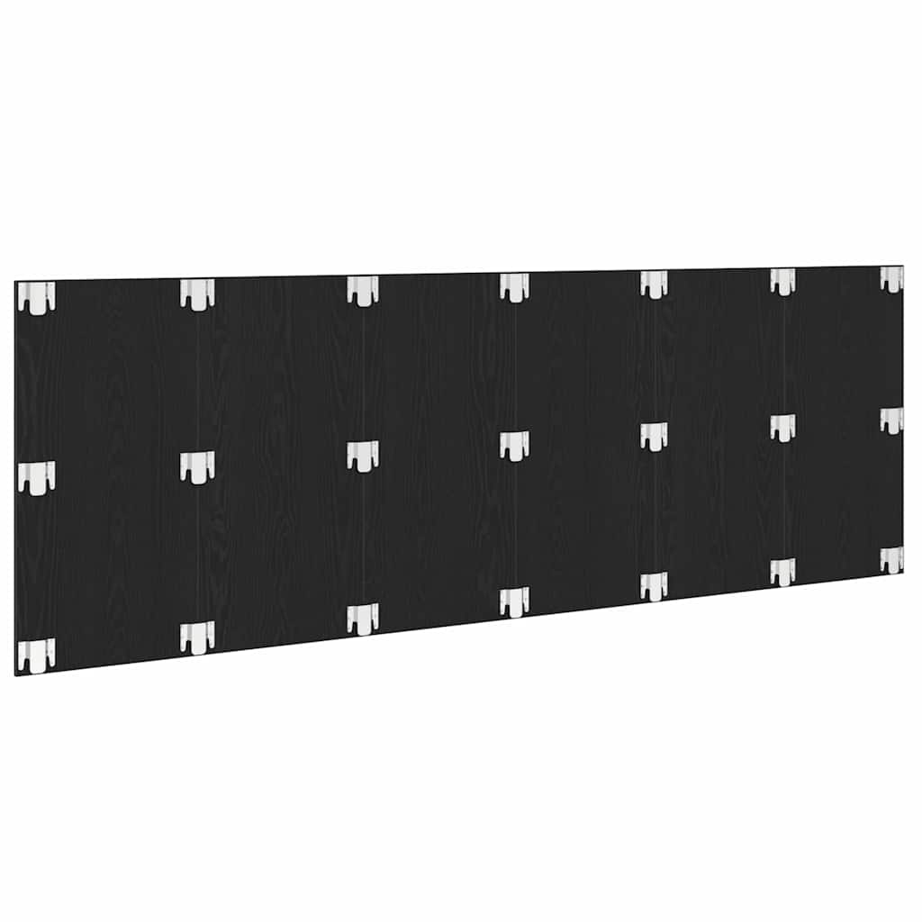 Tête de lit Chêne noir 240 x 1,5 x 80 cm Bois d'ingénierie - XIOS
