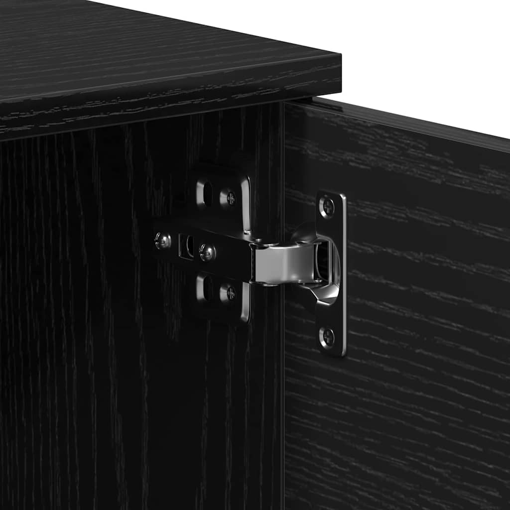 Meuble TV avec tiroir Noir 140 x 35 x 40 cm Bois d'ingénierie - XIOS