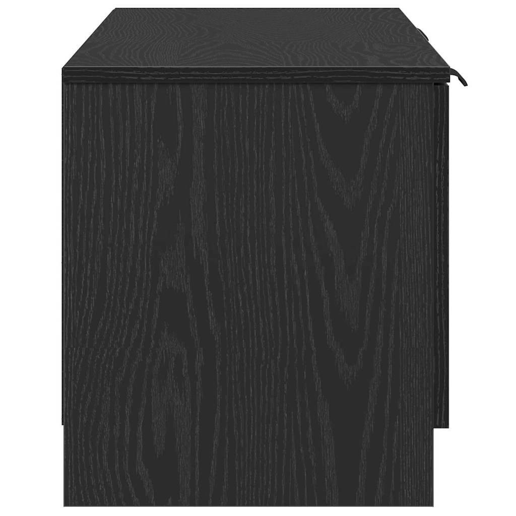 Meuble TV avec tiroir Noir 140 x 35 x 40 cm Bois d'ingénierie - XIOS