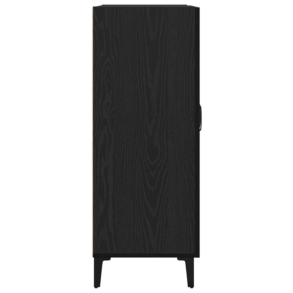 Buffet chêne noir 69,5x34x90 cm bois d'ingénierie - XIOS