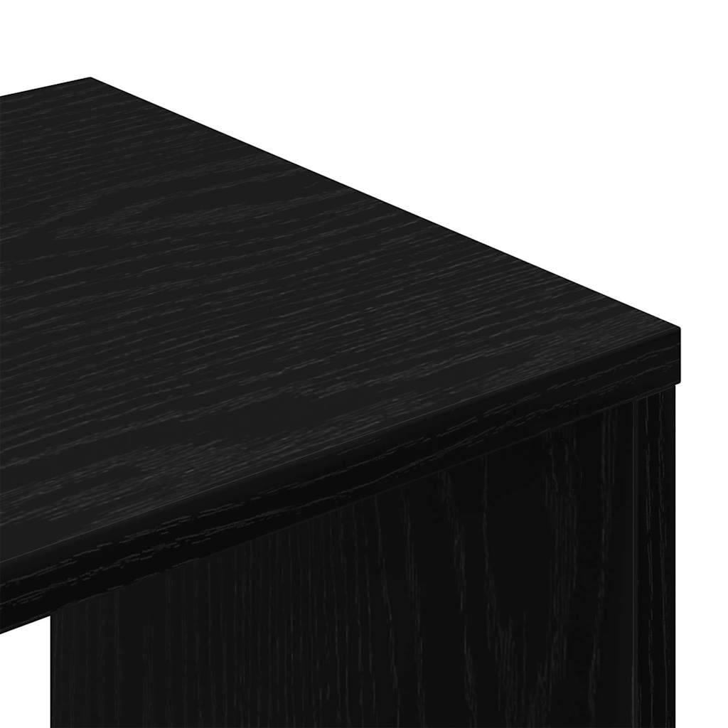 Meuble TV 2 pcs Noir 100 x 30 x 30 cm Bois d'ingénierie - XIOS
