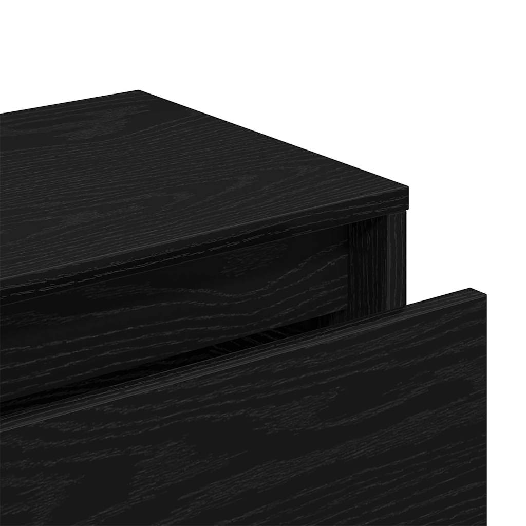 Set de meubles de couloir 4 pcs Chêne noir 80 x 30,5 x 40 cm - XIOS