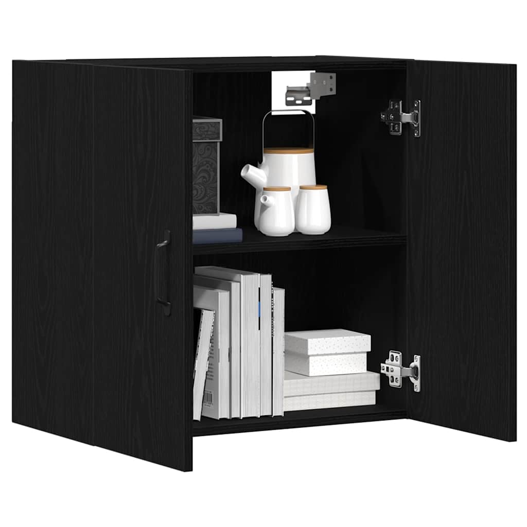 Armoire murale en chêne noir 60 x 31 x 60 cm Bois d'ingénierie