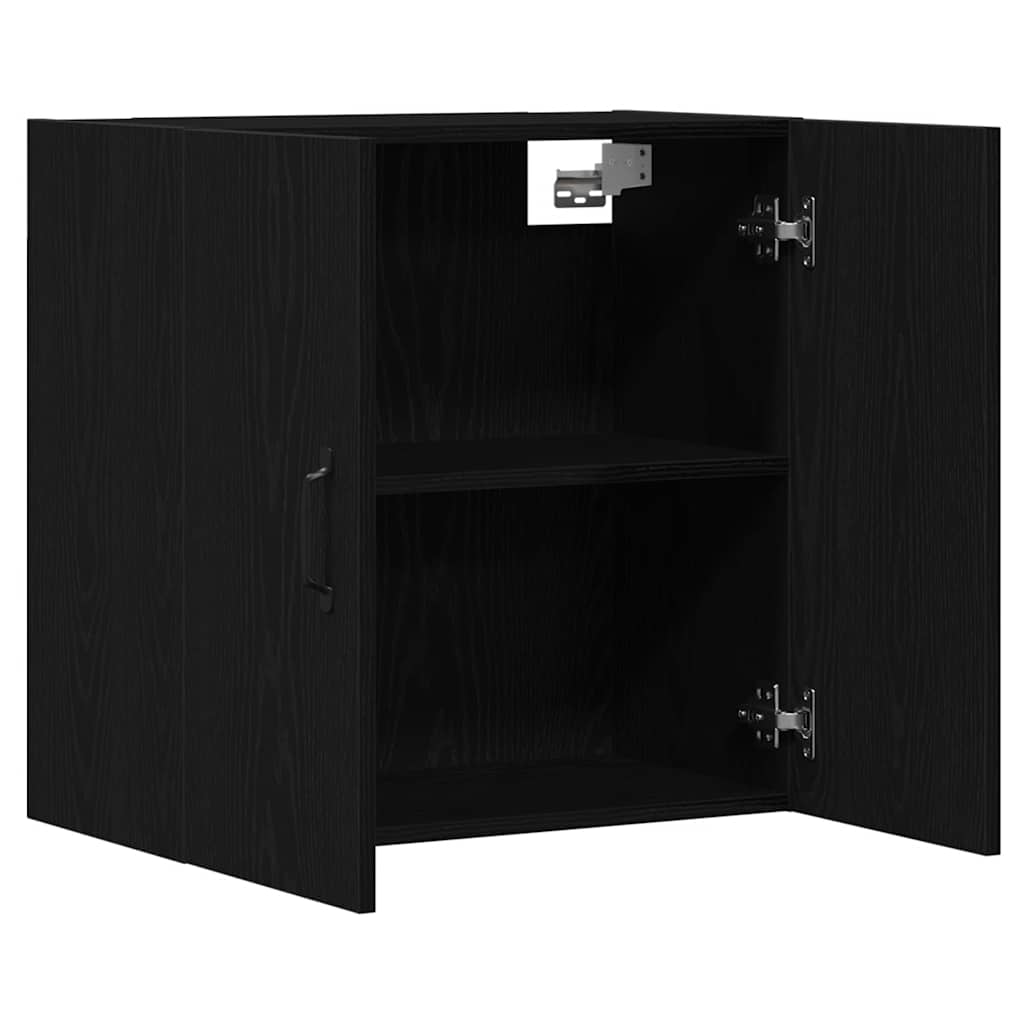 Armoire murale en chêne noir 60 x 31 x 60 cm Bois d'ingénierie