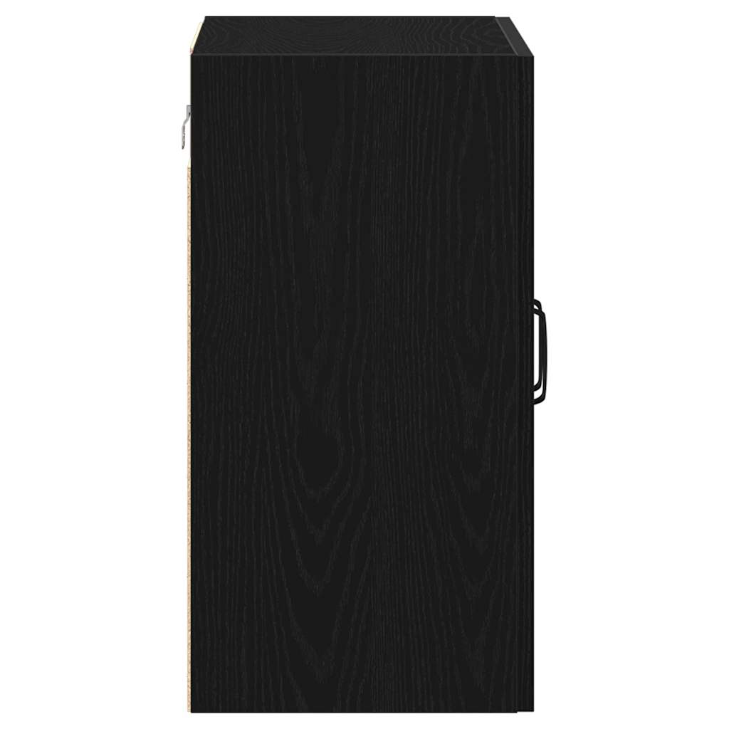 Armoire murale en chêne noir 60 x 31 x 60 cm Bois d'ingénierie