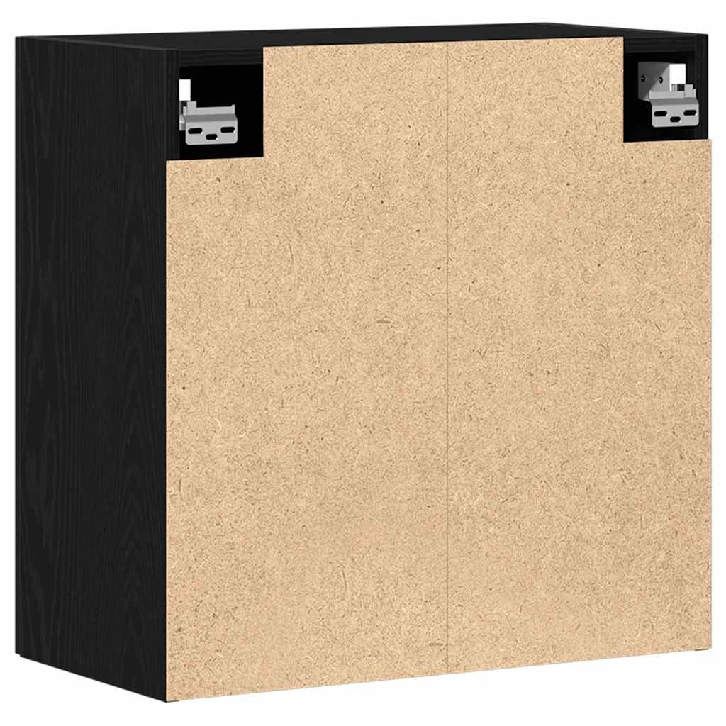 Armoire murale en chêne noir 60 x 31 x 60 cm Bois d'ingénierie
