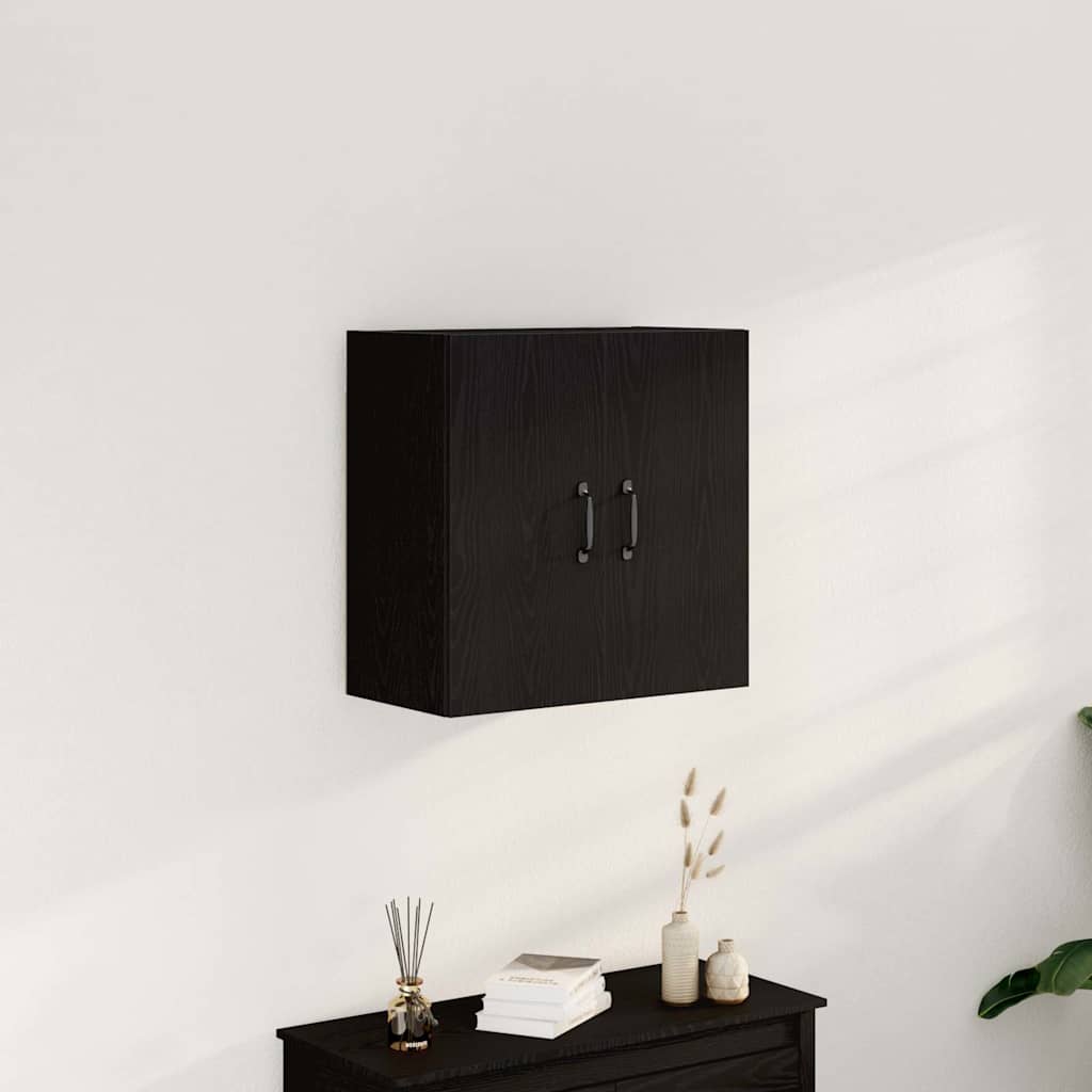 Armoire murale en chêne noir 60 x 31 x 60 cm Bois d'ingénierie