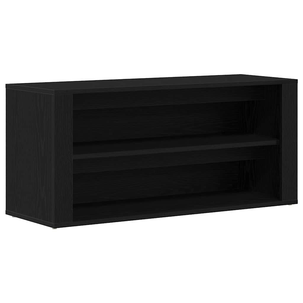 Banc à chaussures Chêne noir 100x35x45 cm Bois d'ingénierie - XIOS
