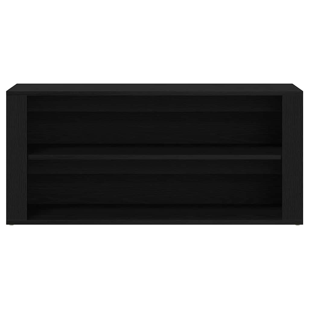 Banc à chaussures Chêne noir 100x35x45 cm Bois d'ingénierie - XIOS