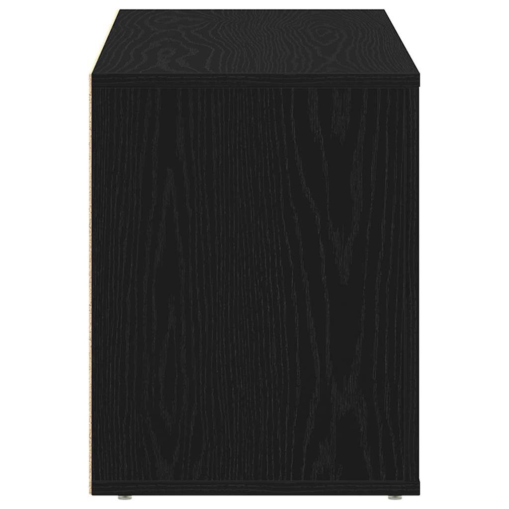 Banc à chaussures Chêne noir 100x35x45 cm Bois d'ingénierie - XIOS