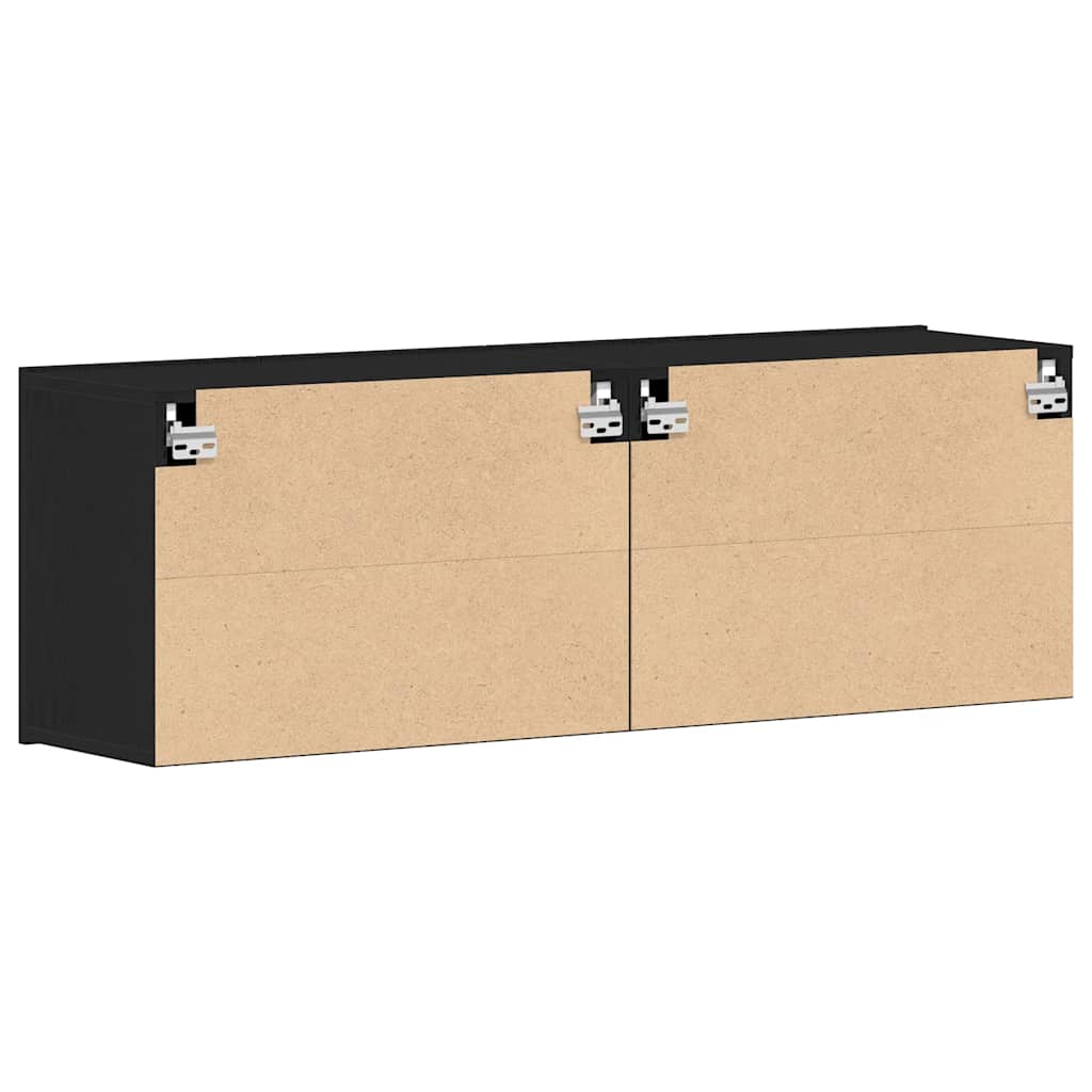 Meubles TV 2 pièces Chêne noir 120 x 30 x 41 cm Bois d'ingénierie - XIOS
